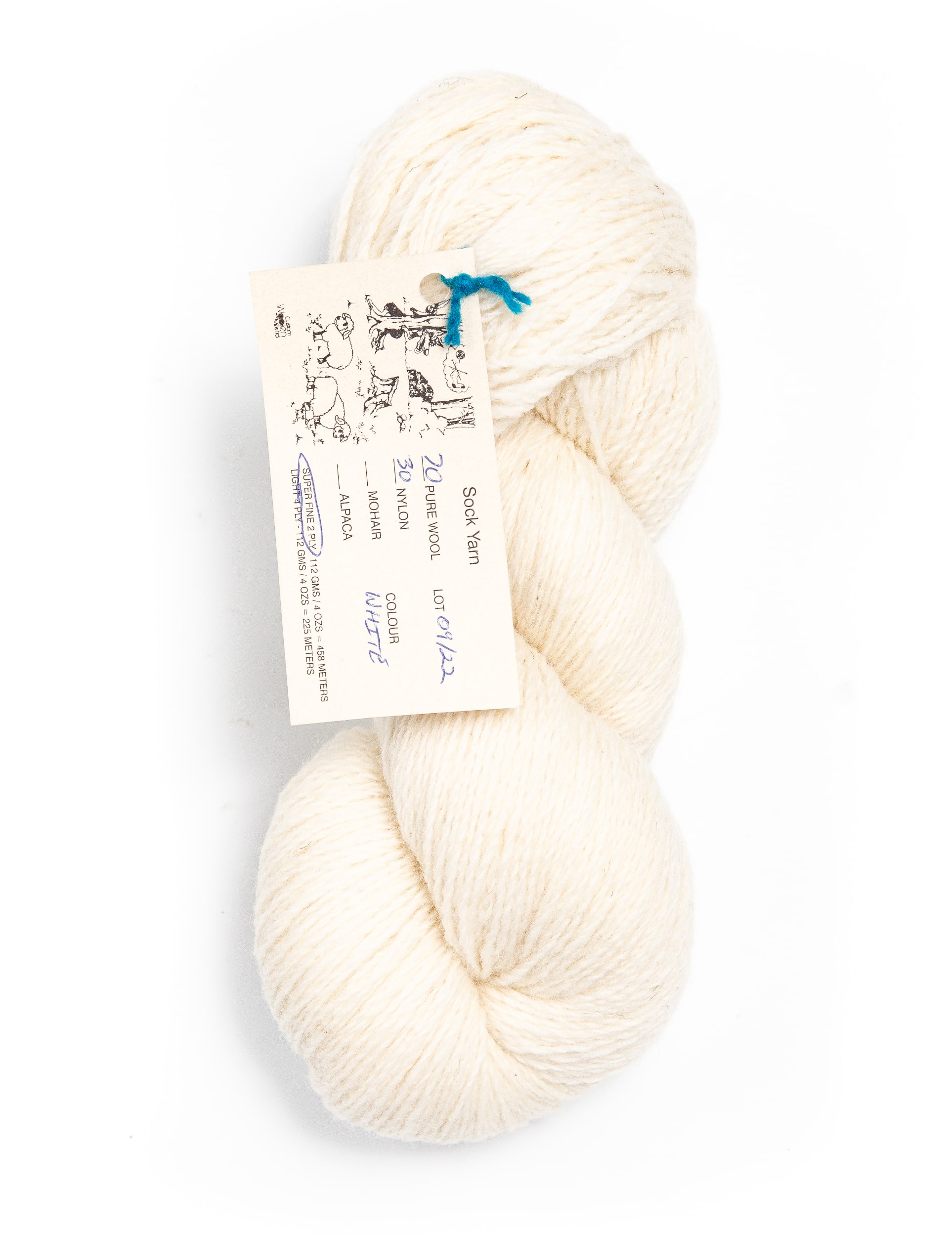 CWM Sock Yarn 2-Ply - Custom Woolen Mills