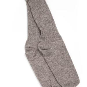 Handmade Woolen Socks 100% soft KC Women Socks (Grey & Red) peacock lining  design #BEGINNING