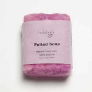 Feltedsoapcherrylime